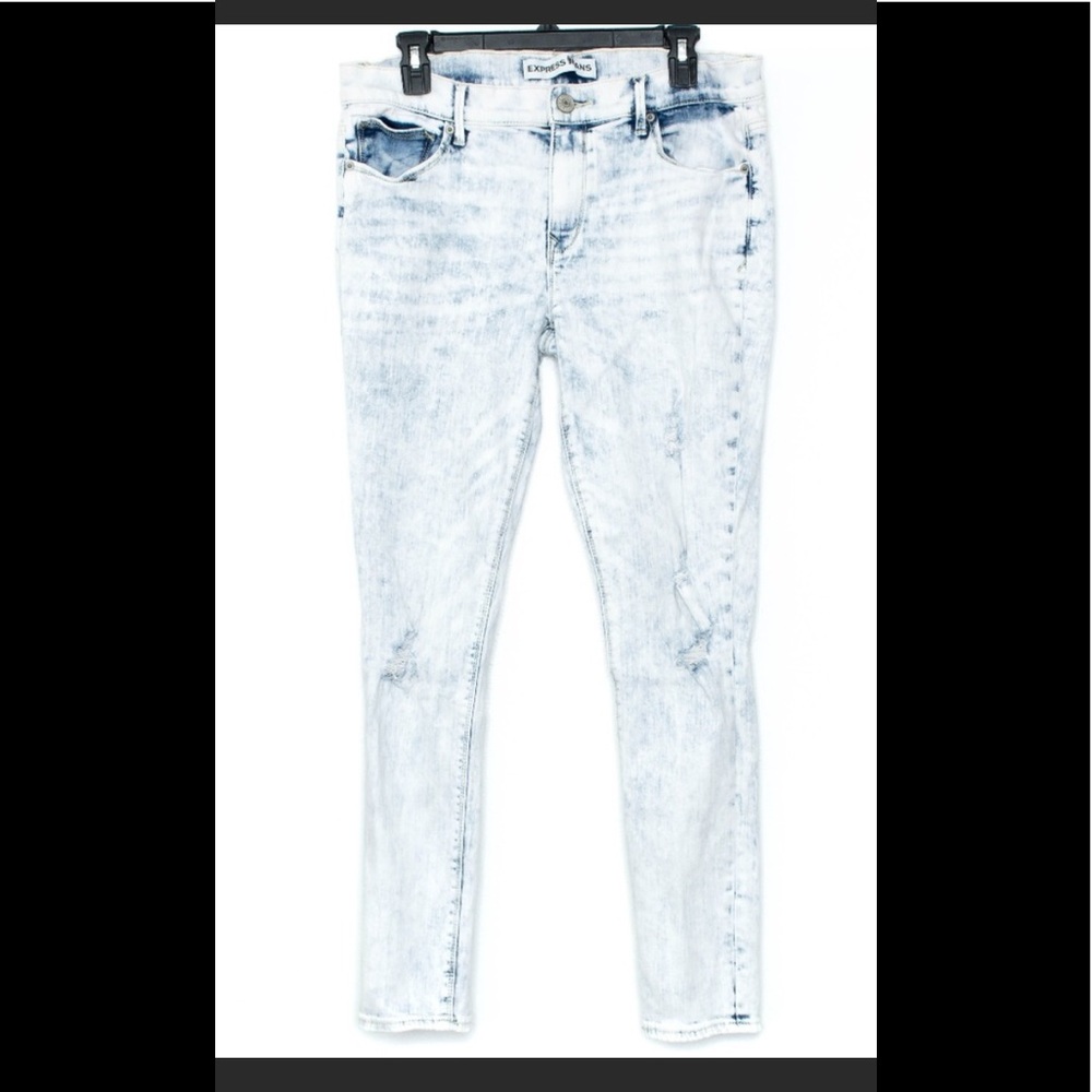 Express Womens Jeans Legging Mia Mid Rise 12 G2